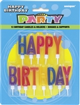 Happy Birthday Letter Candles