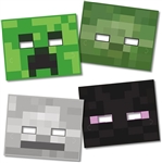 Minecraft Party Masks