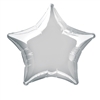 Silver Star Mylar Balloon