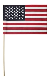 12in.X18in. Us Flag 2Ct Package