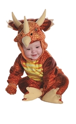 Triceratops-Rust 2T-4T Kids Costume