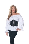 Renaissance Long Sleeve White Shirt - Large