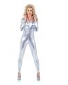 SILVER METALLIC JUMPSUIT SMALL