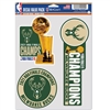 World Champions Milwaukee Bucks Multi Use Decals Fan Pack