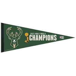 World Champions Milwaukee Bucks Classic Pennant