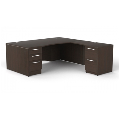 Desk with return