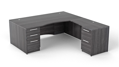 Desk with return