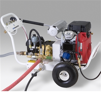 Cavidyne CaviBlaster 1228-G Cavitation Cleaning System Gasoline Powered, 2 Wheel Cart, With Feed Pump & Electric Starter