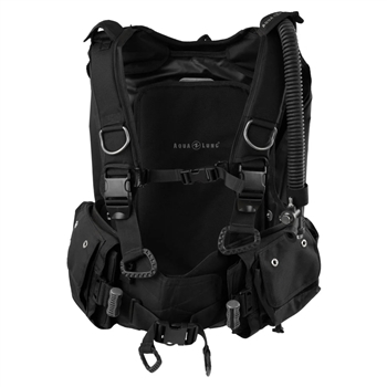 Aqua Lung BC-1 Black Military Buoyancy Compensator W/ Hook & Loop