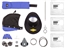 Kirby Morgan Helmet Spares Kit, SL-27 w/ 455 Balanced Regulator