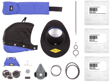 Kirby Morgan Helmet Spares Kit, SL-27 w/ 350 SuperFlow Regulator