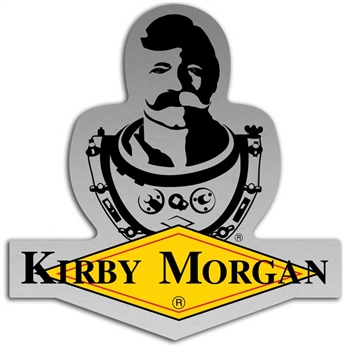 Kirby Morgan Bev KM Diamond Logo Die Cut Sticker