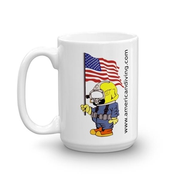 American Diving Mug Proud Patriot