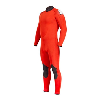 Henderson 7/5mm Men's Fire Fleece Rescue Swimmer Safety Orange Backzip Jumpsuit