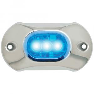 Attwood Light Armor Underwater LED Light - 3 LEDs - Blue [65UW03B-7]