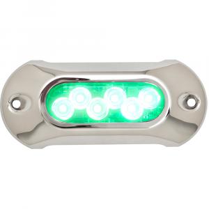 Attwood Light Armor Underwater LED Light - 6 LEDs - Green [65UW06G-7]