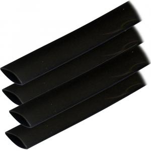 Ancor Adhesive Lined Heat Shrink Tubing (ALT) - 3/4&quot; x 12&quot; - 4-Pack - Black [306124]