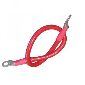 Ancor Battery Cable Assembly, 4 AWG (21mm) Wire, 3/8&quot; (9.5mm) Stud, Red - 18&quot; (45.7cm) [189131]