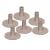 Weld Mount Stainless Steel Standoff 1.25&quot; Base  1/4&quot; x 20 Thread .75    Tall - 6-Pack [142012304]