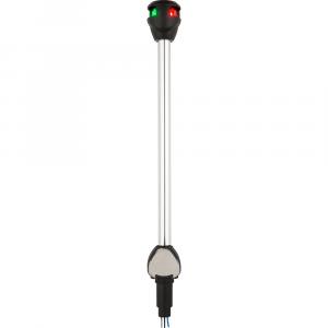 Attwood LightArmor Bi-Color Navigation Pole Light w/Task Light - Straight - 10&quot; [NV6LC2-10-7]