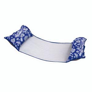 Aqua Leisure 4-In-1 Monterey Hammock Supreme XL 53&quot; x 31.5&quot; - Hibiscus Pineapple Royal Blue [APL18904S2]