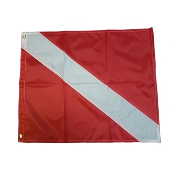Trident 36" X 45" Nylon Dive flag with grommets