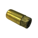 Diveline JIC 4 Brass 1/4" Pneumo Hose Fitting