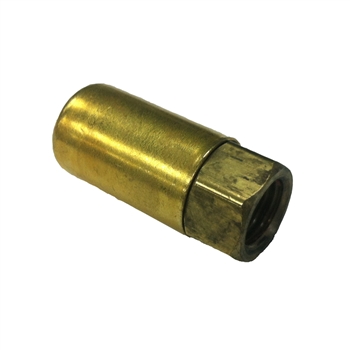 Diveline JIC 4 Brass 1/4" Pneumo Hose Fitting