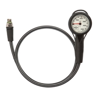 XS Scuba Thin-Line Pressure Gauge w/32'' Miflex Hose