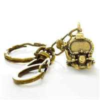 Divers Gifts & Collectables Kirby MorganÂ®  KM 37 Diving Helmet Keyring - Antique Brass