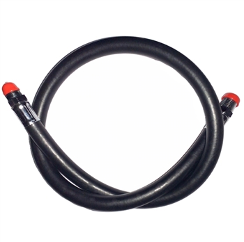 Bail Out Hose 30" Male 3/8" SCUBA to Male 1/4" NPT