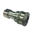 Eaton Hansen ML2-H16SL ISO-B Interchange Hydraulic 2-Way 1/4" NPTF Female Stainless Steel Quick Disconnect Fitting