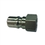 Eaton Hansen ML2K16 ISO-B Interchange Hydraulic 1/4" Male Stainless Steel Quick Disconnect Fitting