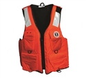 Mustang Survival Classic Industrial Flotation Vest w/ 4 Pockets & SOLAS Reflective Tape