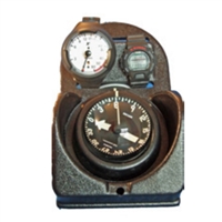 RJE International TAC-200AI Complete Navigation Board with Analog Imperial Depth Gauge and Dive Chronometer