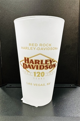 RED ROCK 120TH PINT GLASS