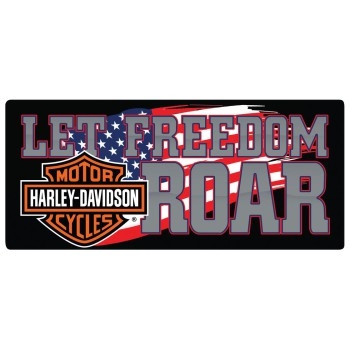 H-D FREEDOM ROAR SIGN