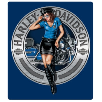 Police Babe Tin Sign - Shop Las Vegas Harley-Davidson