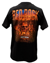 Men's Red Rock Skull - Shop Red Rock Harley T-Shirts