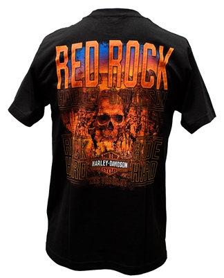 Men's Red Rock Skull - Shop Red Rock Harley T-Shirts