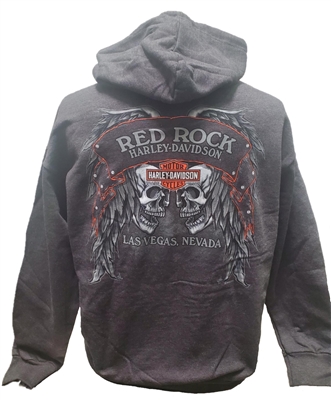 Red Rock Heather Full Zip Standard - Las Vegas Harley Davidson