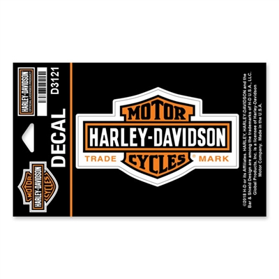 Las Vegas Harley-Davidson Extra Small Long Bar & Shield Decal