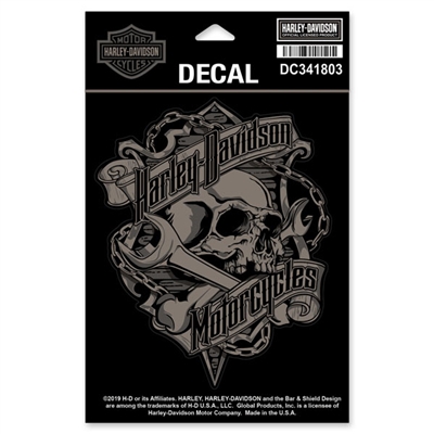 Harley-Davidson Medium Grim Decal