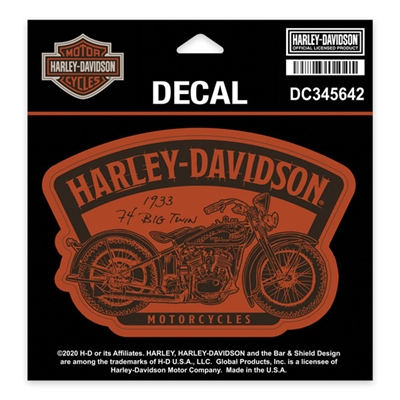 Harley-Davidson Small Timeline Decal