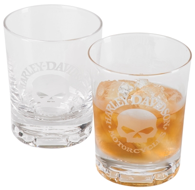 H-D SKULL TUMBLER SET