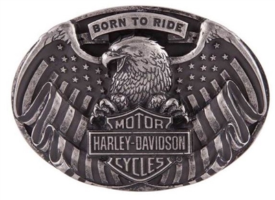 Harley-Davidson Men's Born To Fly Buckle