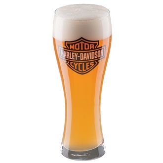 Harley-Davidson Bar & Shield Glass Pilsner