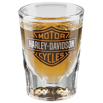 H-D BAR & SHIELD SHOT GLASS