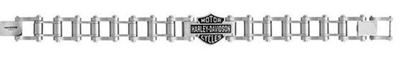 Harley-Davidson Men's Steel Engine Bike Chain Bracelet