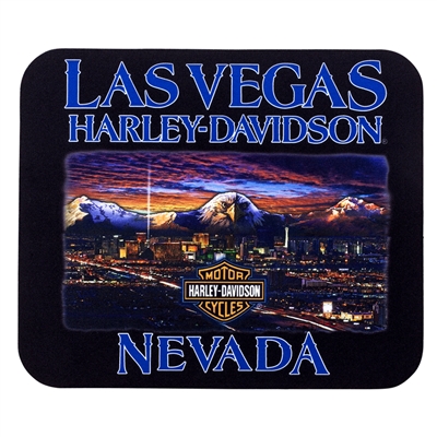 Patriotic Las Vegas Harley-Davidson Skyline Mousepad